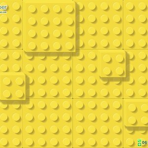 วอลเปเปอร์หน้ากว้าง 1 เมตร ลายเลโก้สีเหลือง