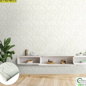 วอลเปเปอร์ลายหินอ่อนสีครีม