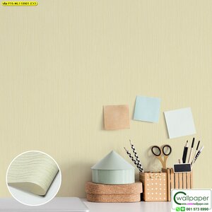 วอลเปเปอร์ลายเปลือกไม้สีครีมอ่อน No.ML110901