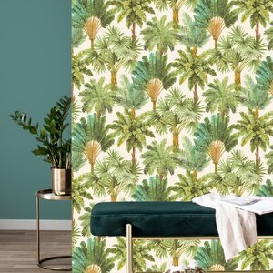 วอลปเเปอร์ลายใบไม้ Tropical