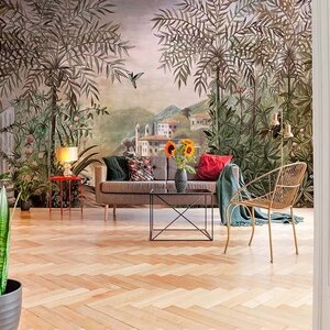 วอลเปเปอร์พิมพ์ลายภาพสวนป่า Premium PM-086-J