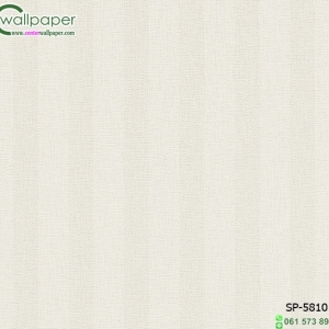 วอลเปเปอร์ติดผนังลายทางสีครีม