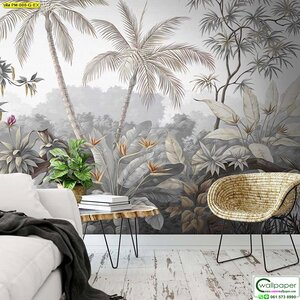 วอลเปเปอร์พิมพ์ลายภาพสวนป่า Premium PM-088-G