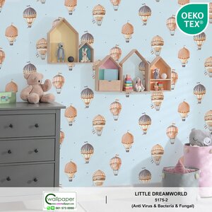 วอลเปเปอร์ห้องเด็ก ลายบอลลูน No.5175-2