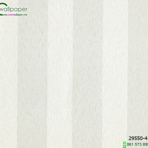 วอลเปเปอร์ติดผนังลายทาง สีเทาสลับขาว