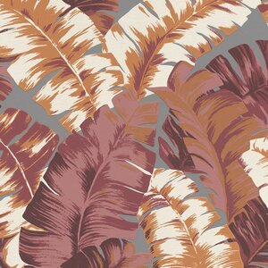 วอลเปเปอร์ติดผนังลายใบกล้วย Tropical