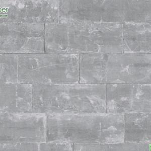 wallpaper ลายอิฐเทาปนขาว