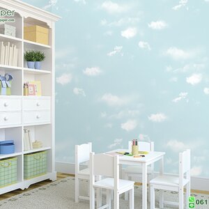 วอลเปเปอร์ห้องเด็ก ลายท้องฟ้า No.58126.