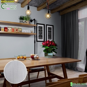 วอลเปเปอร์ติดผนังสีเทาปนขาว