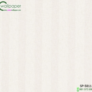 วอลเปเปอร์ติดผนัง ราคาถูก ลายทางสีครีมอมชมพู