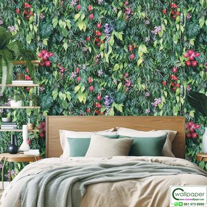 วอลเปเปอร์ลายสวนดอกไม้ No.88637-1