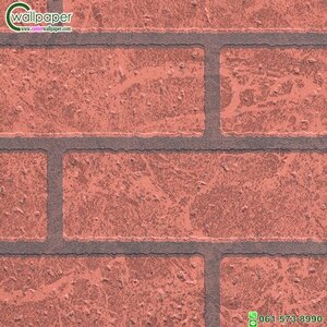 วอลเปเปอร์ลายอิฐสีส้ม