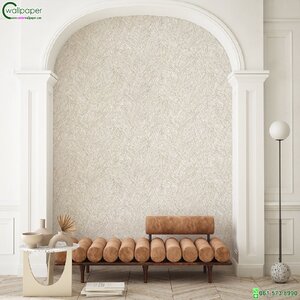 วอลเปเปอร์ห้องนั่งเล่น สีน้ำตาลอ่อน