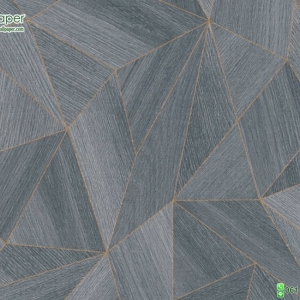 วอลเปเปอร์ลายกราฟฟฟิค สีดำเทา