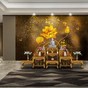 วอลเปเปอร์สั่งพิมพ์ภาพดอกบัว