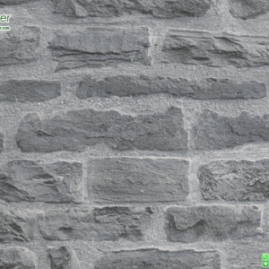 วอลเปเปอร์ติดผนังลายอิฐหิน สีเทา