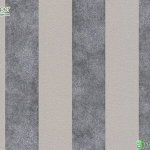 วอลเปเปอร์ติดผนังลายทาง สีเบจ ดำ เทา