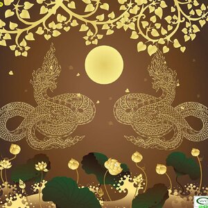 วอลเปเปอร์สั่งพิมพ์ลายพญานาค