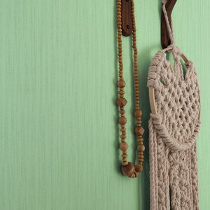 วอลเปเปอร์ติดผนังสีเขียว มีแท็กเจอร์