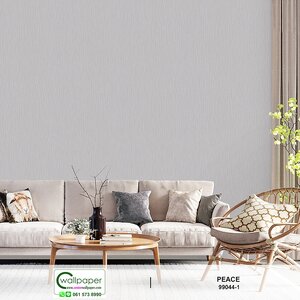 วอลเปเปอร์เกาหลีหน้ากว้าง สีเทา No.99044-1