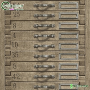 วอลเปเปอร์ลายชั้นไม้ สีน้ำตาล