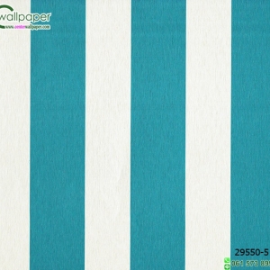 วอลเปเปอร์ ลายทาง สีฟ้าสลับขาว