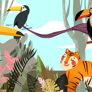 วอลเปเปอร์ห้องเด็กสั่งผลิต No.KID-38