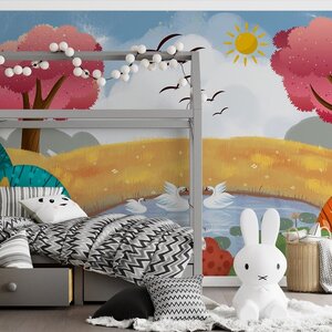 วอลเปเปอร์ห้องเด็กสั่งผลิต No.KID-33