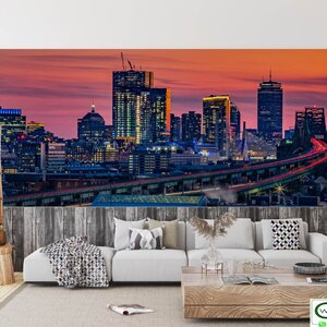 วอลเปเปอร์สั่งพิมพ์ภาพวิวเมือง ตึกสูง CIT-126