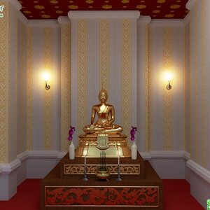 วอลเปเปอร์ลายไทยราคาถูกลายไทยพื้นขาว