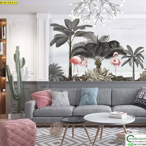 วอลเปเปอร์พิมพ์ลายภาพสวนป่า Premium PM-104-B