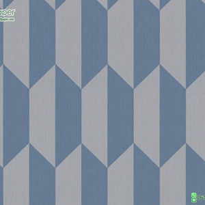 วอลเปเปอร์ติดผนังลายกราฟฟิค3D สีฟ้า