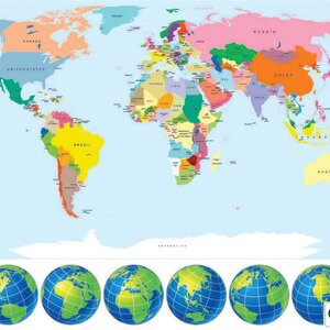 วอลเปเปอร์สั่งพิมพ์ลายแผนที่ JMP-9