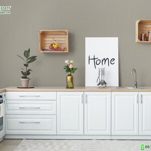 วอลเปเปอร์ลายเส้นผ้าไหม สีเทา