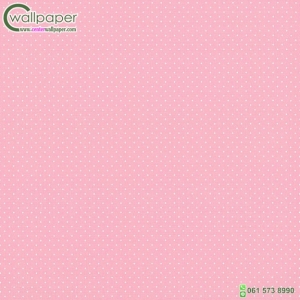 วอลเปเปอร์ติดผนังลายจุด สีชมพู