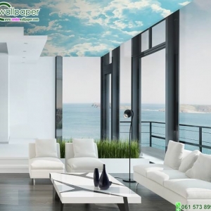 วอลเปเปอร์ติดผนังลายก้อนเมฆ ท้องฟ้า