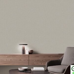 วอลเปเปอร์ห้องนั่งเล่นสีพื้นเทาดำปนทอง No.25075-4