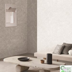 วอลเปเปอร์ลายปูนเปลือยคอนกรีต สีเทาเข้ม No.70521-4