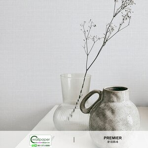 วอลเปเปอร์สีเทาฟ้า No.81335-6