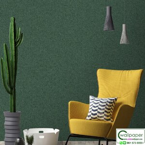 วอลเปเปอร์ห้องนั่งเล่น สีเขียวปนทอง
