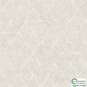 วอลเปเปอร์ปูนเปลือย ลายเส้นตัด สีขาวอมเทา 15. ตรม