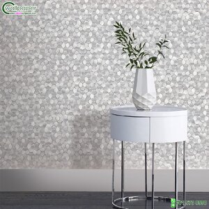 วอลเปเปอร์กราฟฟิคโมเดิร์น สีเทาเงิน