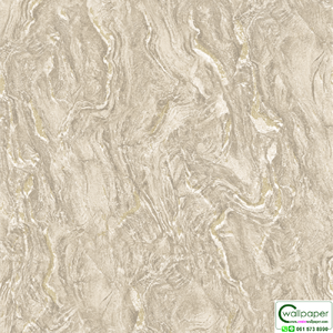 วอลเปเปอร์ลายหินอ่อน สีครีมทอง No.70318-2