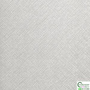 วอลเปเปอร์สีขาวเทา แท็กตารางไขว้ มีเหลือบๆเงา No.AW40-50