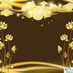 วอลเปเปอร์สั่งพิมพ์ภาพดอกบัว