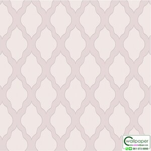 วอลเปเปอร์ติดผนังลายตาข่าย สีม่วงอ่อน