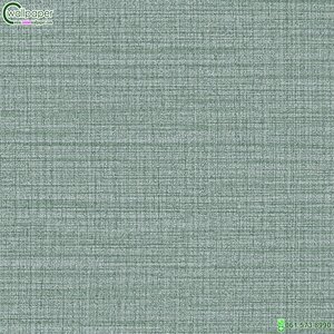 วอลเปเปอร์สีเขียวแข้มอมฟ้า มีกลิตเตอร์ 2064-4