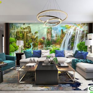 วอลเปเปอร์สั่งผลิตภาพวิวน้ำตก WAT-A-12