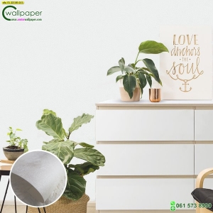 วอลเปเปอร์ติดผนังสีครีมออกขาว