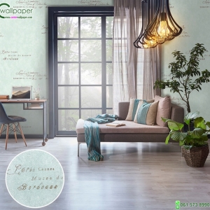 วอลเปเปอร์ติดผนังลายตัวอักษร